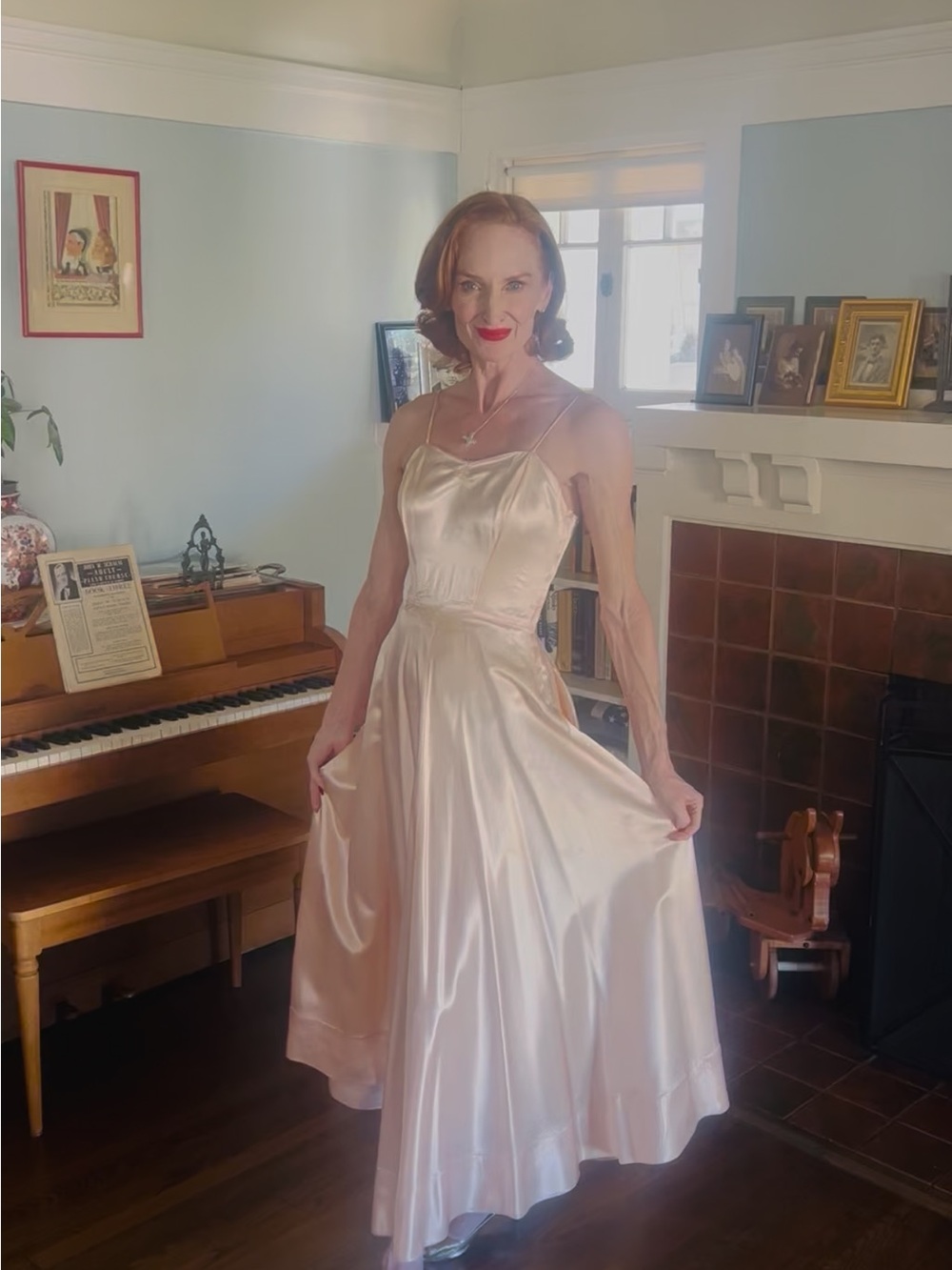 Fred Perlberg Dance Originals Vintage 1940s Dress